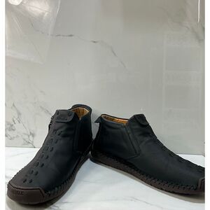 Sport Fashion 100% Caoutchouc Leather Ankle Moccasin Shoes